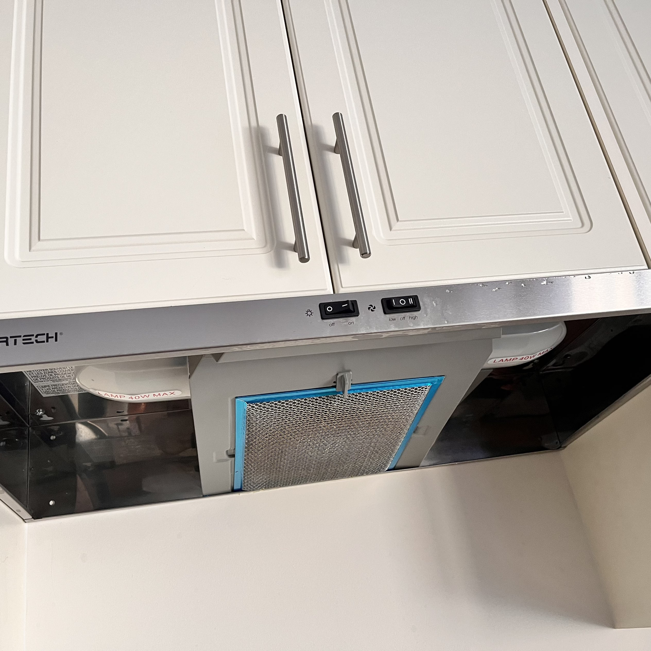 The noise of range hood