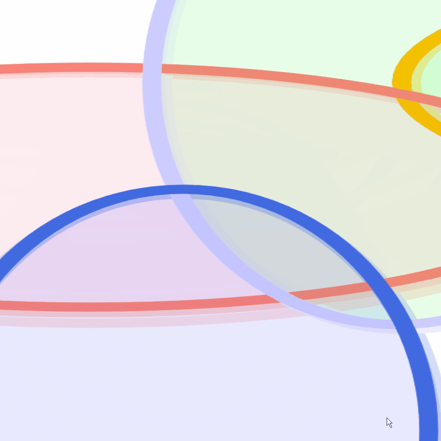 Exploration with audio playback sketch. I added more circles on the canvas and changed the colors.