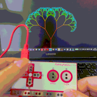 Control with Makey Makey.