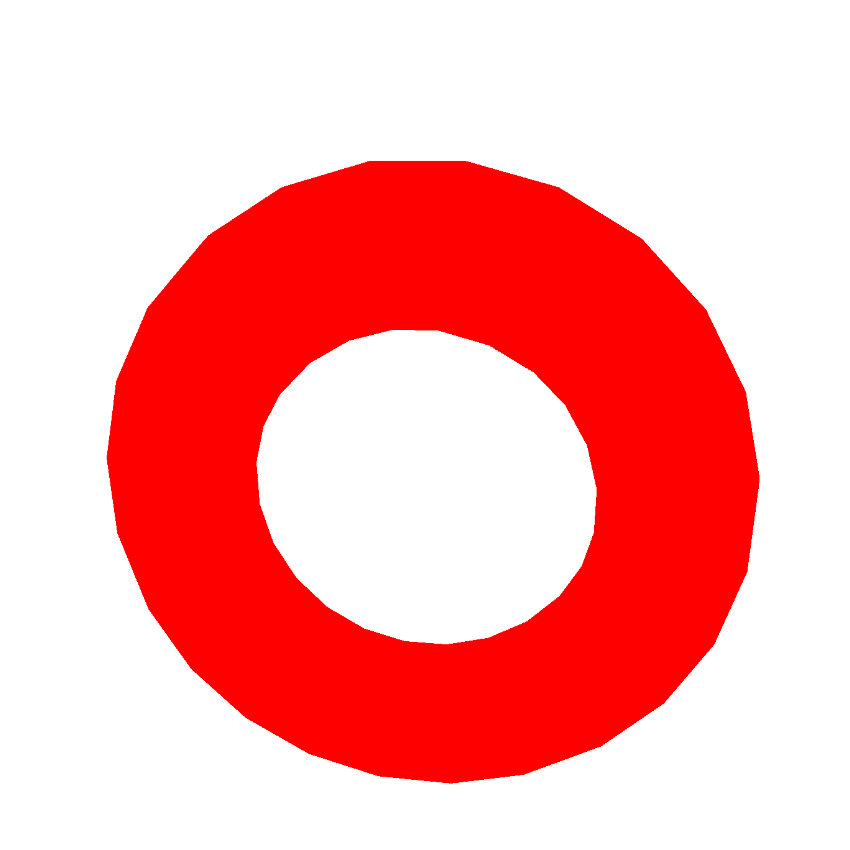 I tried adding a 3D model to the previous experiment, but an unexpected result was that the color was applied to the torus.