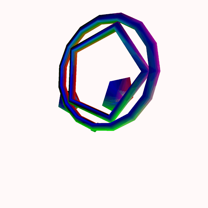 I added more toruses and changed their values.